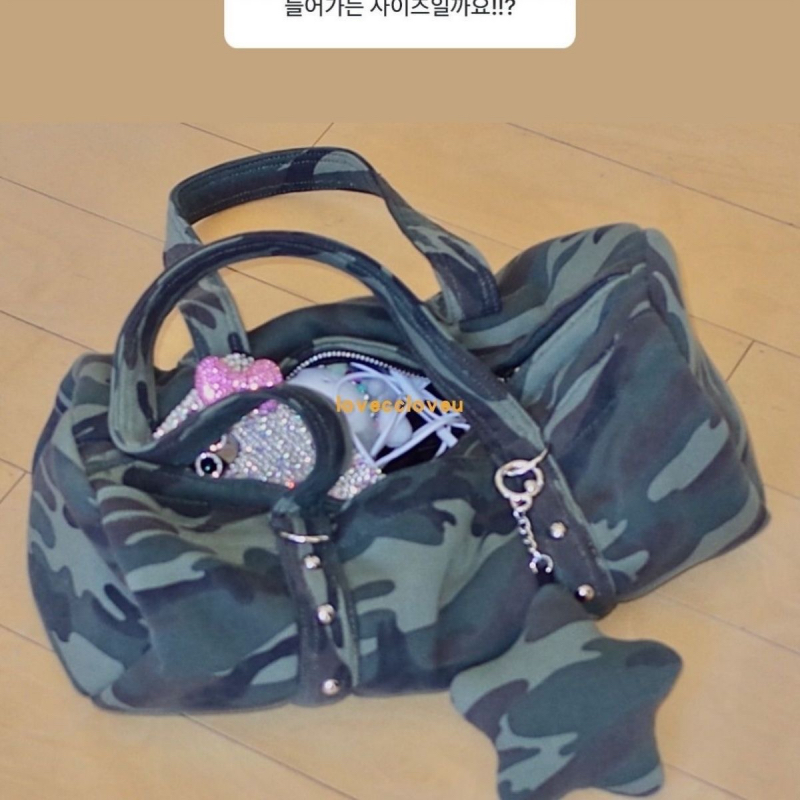Leopard Plush Kitty Backpack Portable Outdoor Small Shoulder Bag - Image 4