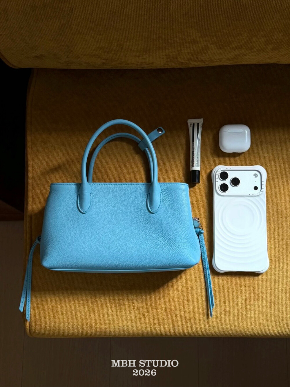 MBH Multi-Compartment Tote Bag Minimalist Versatile Handbag
